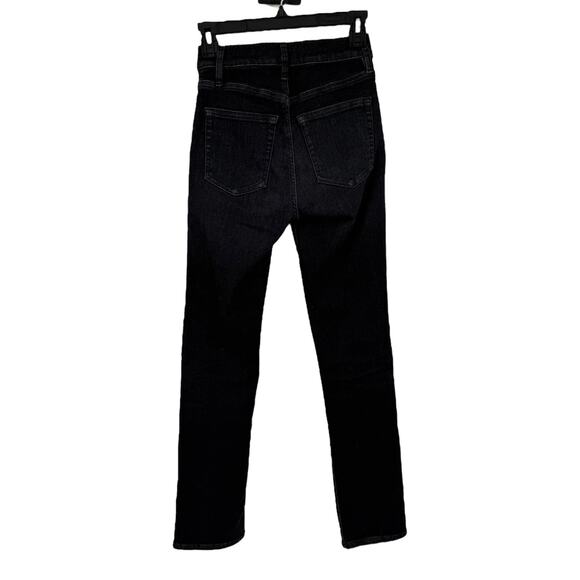 Frame Le High Straight Leg Long Jeans black size 24 - Picture 4 of 8